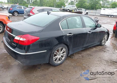 2012 Hyundai Genesis 3.8 из США, поврежденный, VIN KMHGC4DD6CU207317